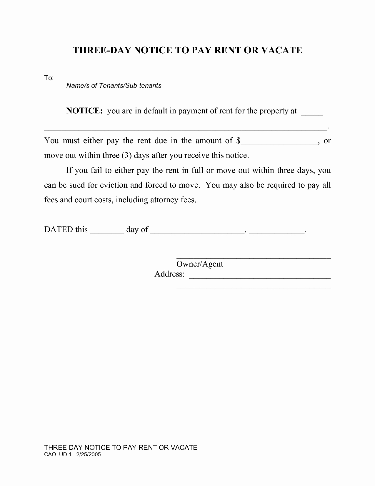 30 Day Eviction Notice Template Unique Eviction Notice Template Scope Of Work Template