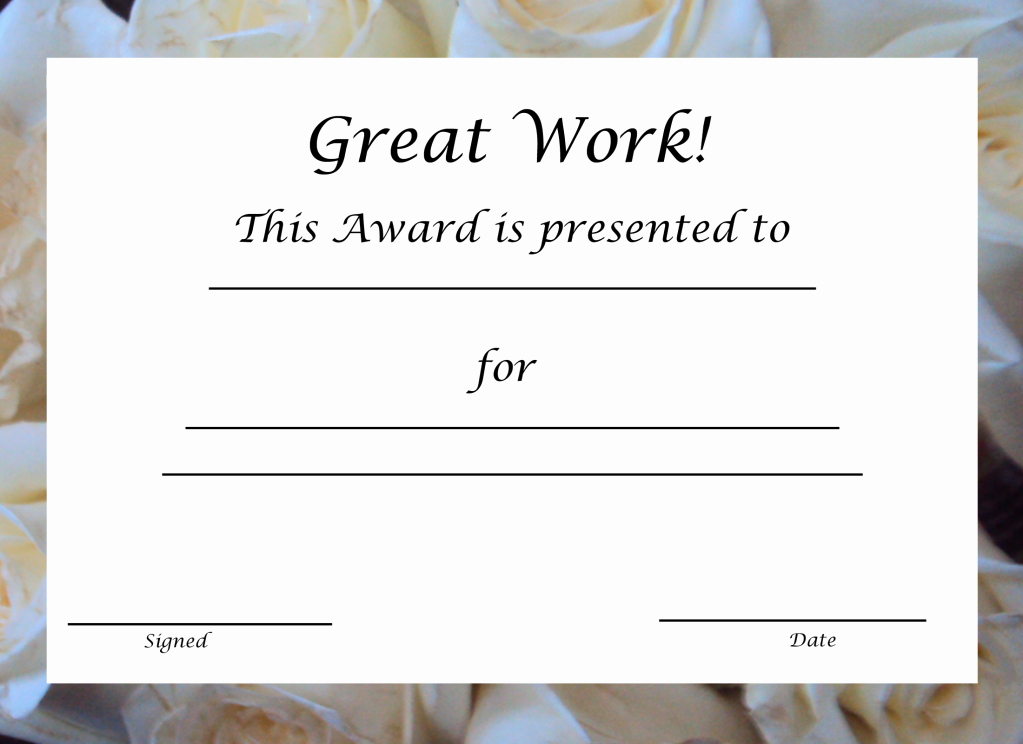Award Certificate Template Free Elegant 29 Printable Award themes Certificates