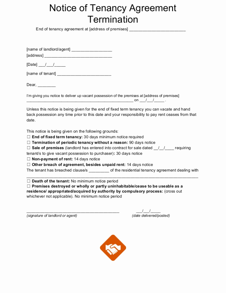 End Of Lease Letter Best Of End Tenancy Letter Templates