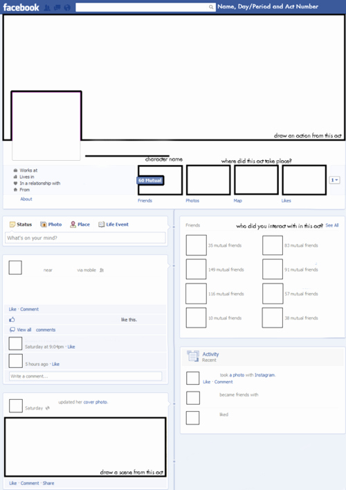 Facebook Template for Students Lovely Babsblogs I Just Finished Creating This