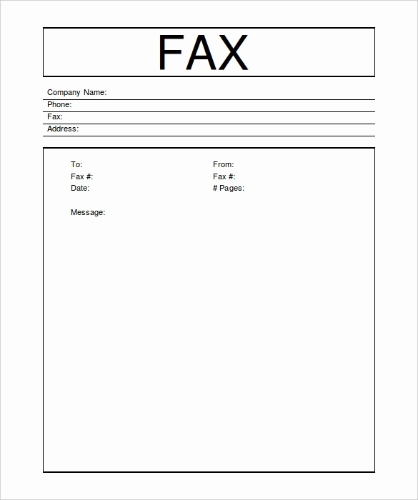 Fax Cover Sheet Template Word Inspirational Fax Cover Sheet – Download Fax Cover Sheet Fax Cover