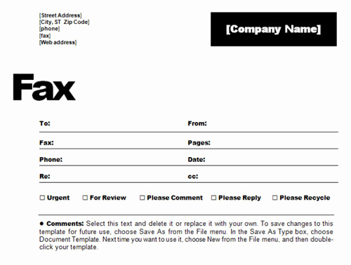 Fax Cover Sheet Template Word Unique New Blog Templates Hongkiat Useful Microsoft