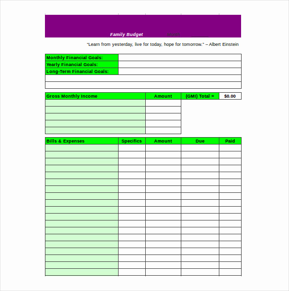 Free Excel Budget Template Elegant Personal Bud Template – 10 Free Word Excel Pdf