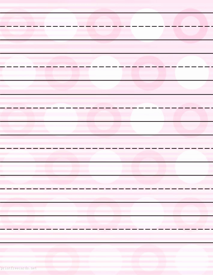 Free Printable Lined Paper Beautiful Polka Dot Background Free Printable Kids Stationery Free