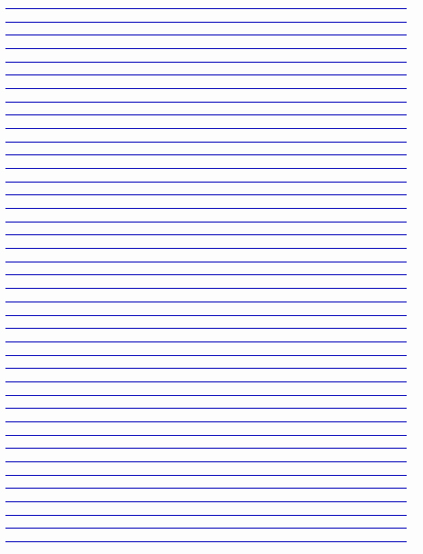 30 Free Printable Lined Paper