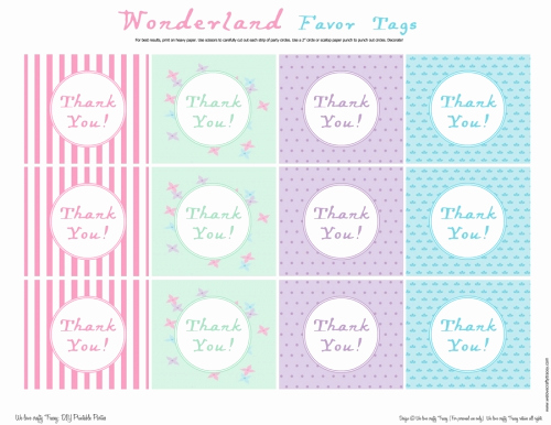 Free Printable Thank You Tags Beautiful Free Printable Thank You Tags for Favors Printable 360