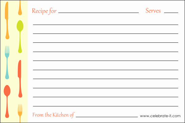 Free Recipe Card Templates Awesome Printable Recipe Cards Pour Tea and Coffee