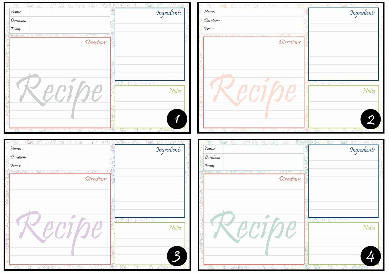 Free Recipe Card Templates Best Of Download Free Printable Recipe Card