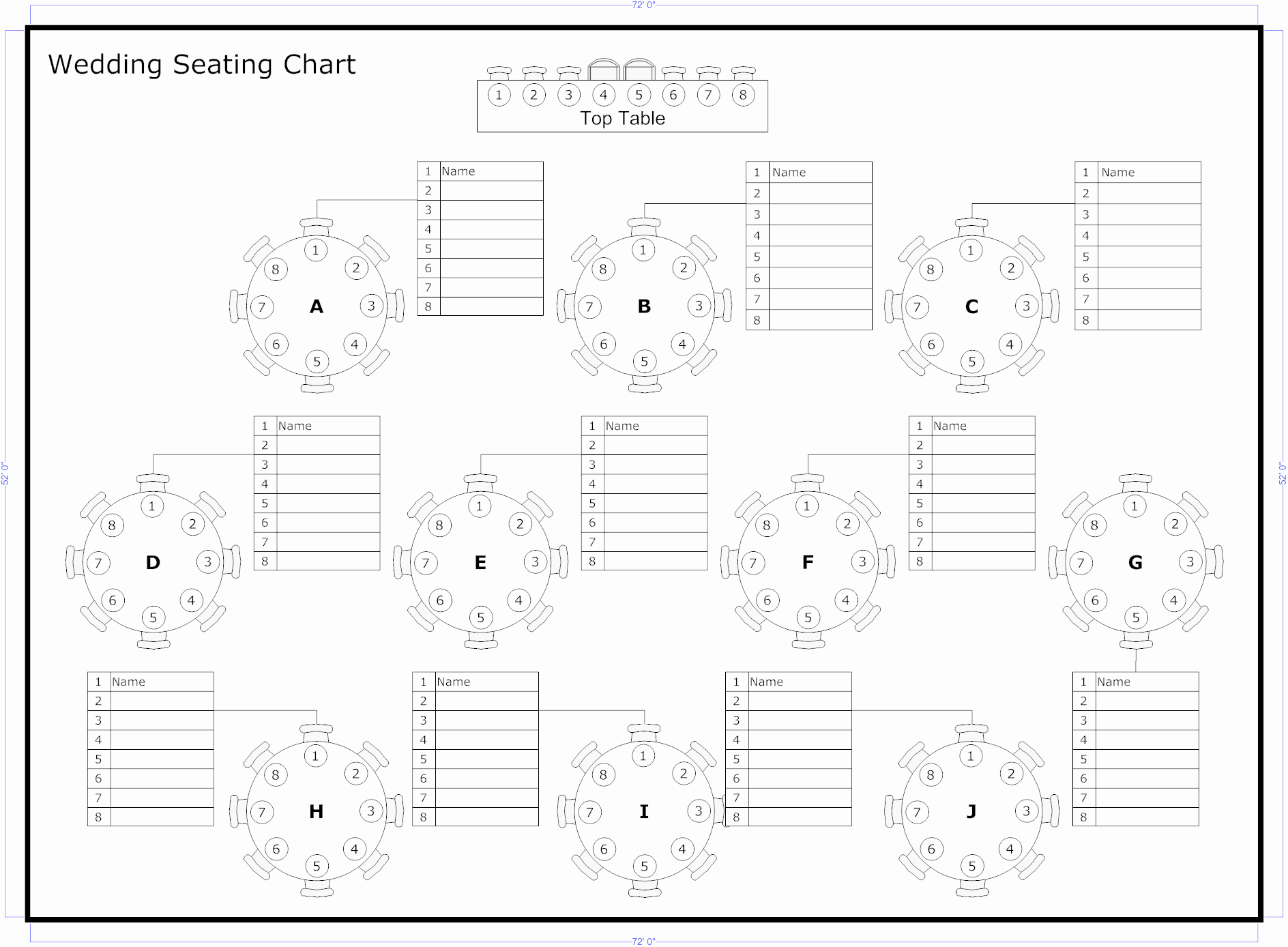Free Seating Chart Template Best Of Tips to Seat Your Wedding Guests