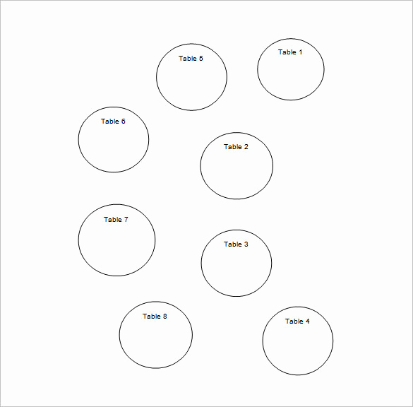 Free Seating Chart Template Elegant Table Seating Chart Template – 14 Free Sample Example
