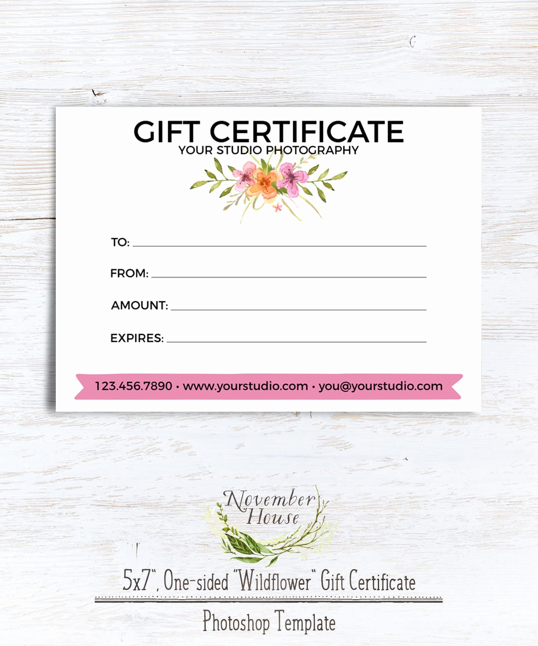 Gift Certificate Template Pages Beautiful Graphy Gift Certificate Template Shop Template