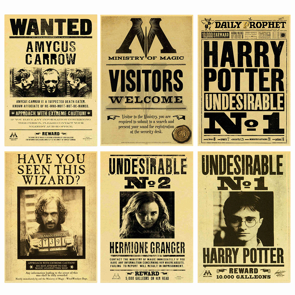 Free Printable Harry Potter Wanted Posters Printable Word Searches