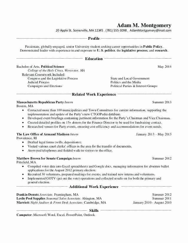 Ma Resumes Examples | Resume Template