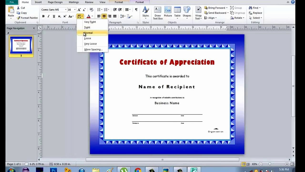 How to Make A Certificate Lovely How to Make Certificate Using Microsoft Publisher