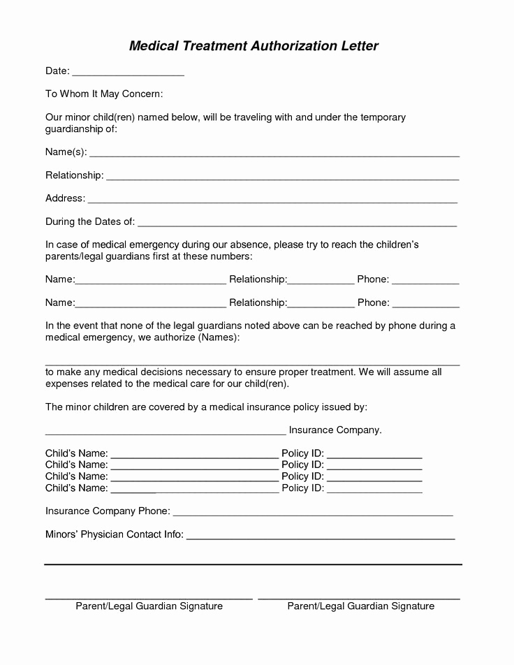 Medical Consent form Template Awesome the 25 Best Medical Consent form Children Ideas On