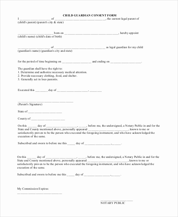 Medical Consent form Template Inspirational 9 Sample Medical Consent forms