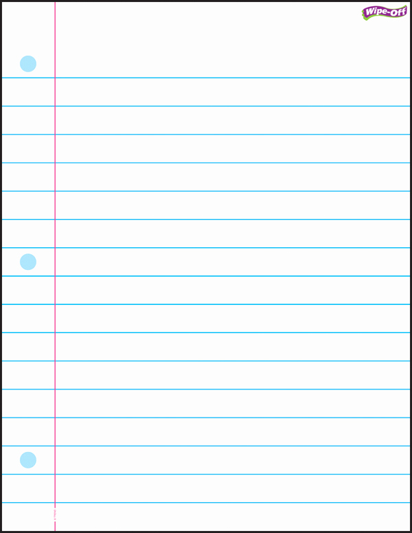 Printable Lined Paper Pdf Unique 7 Best Of Notebook Paper Printable Pdf Wide Ruled