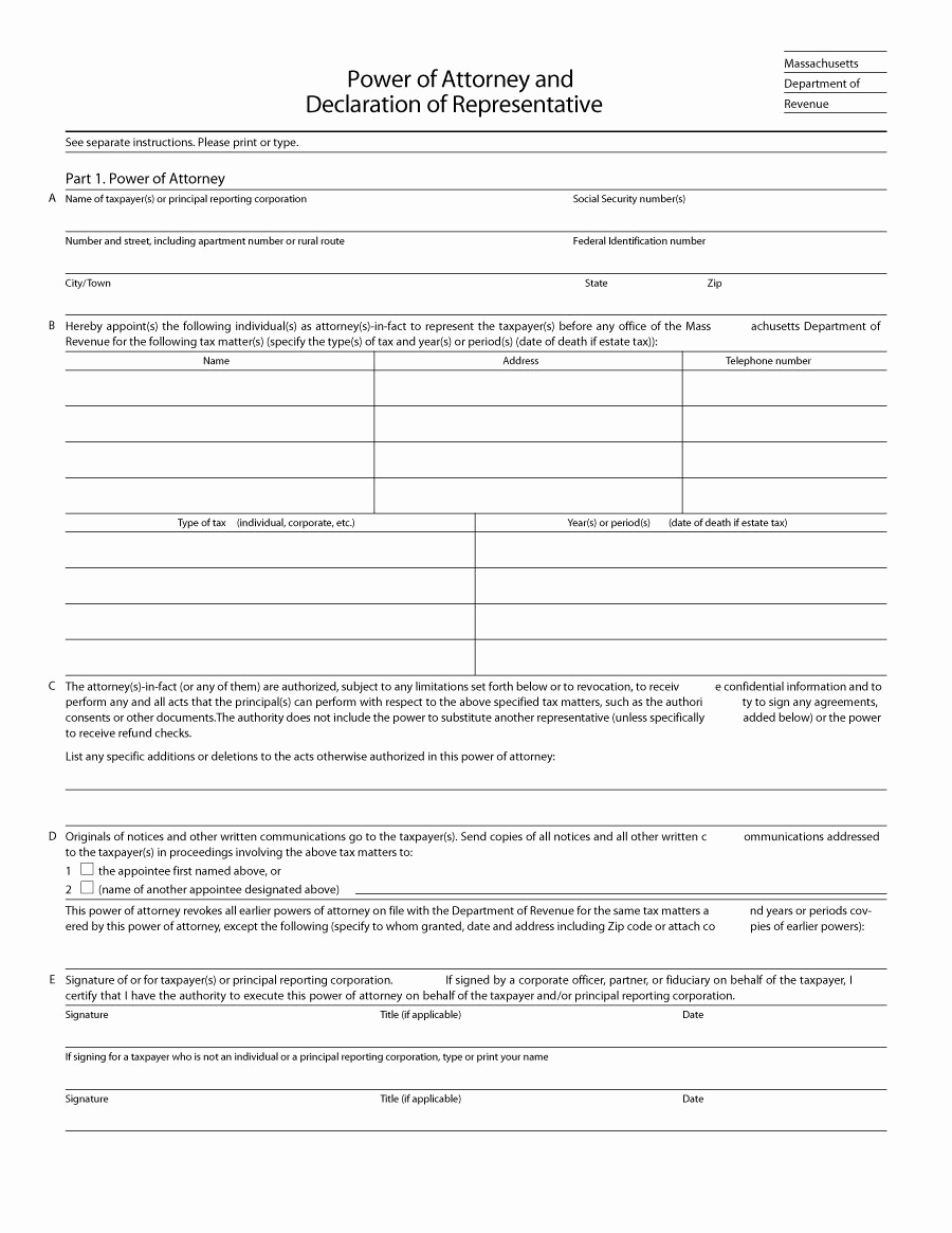 Printable Power Of attorney Luxury 50 Free Power Of attorney forms &amp; Templates Durable