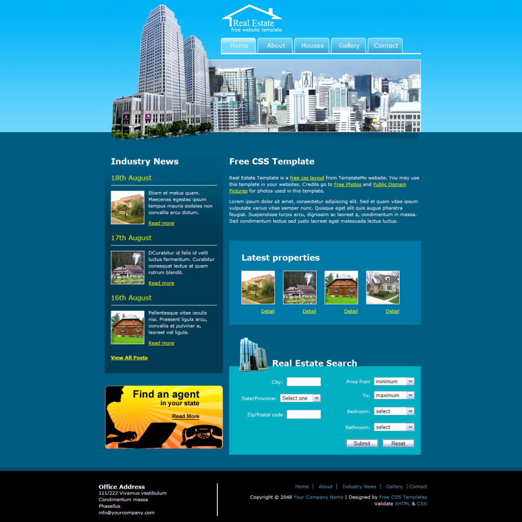 Real Estate Website Templates Inspirational 25 Free &amp; Premium Real Estate HTML Website Templates