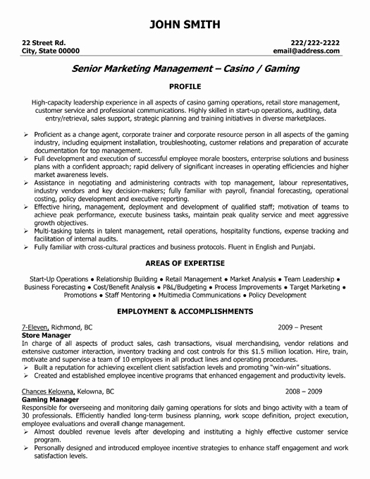 Retail Store Manager Resume Fresh Store Manager Resume Sample &amp; Template