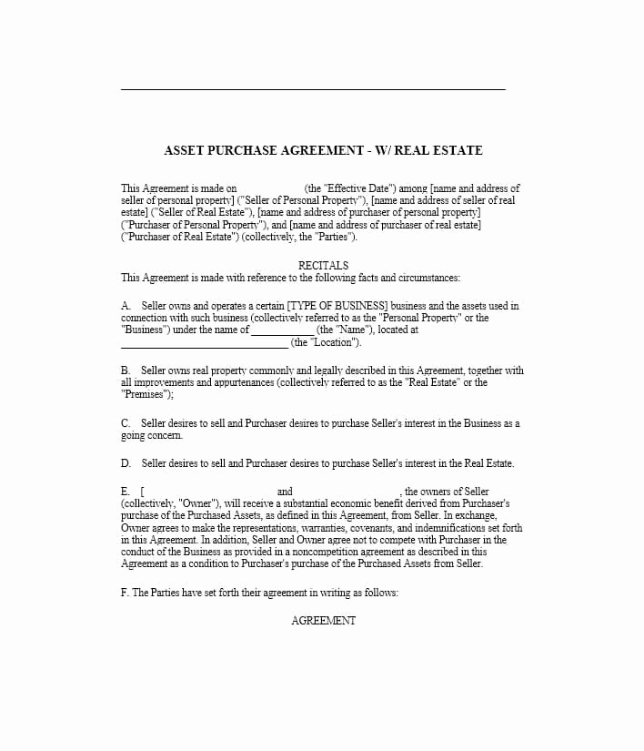 Simple Real Estate Contract Unique 37 Simple Purchase Agreement Templates [real Estate Business]