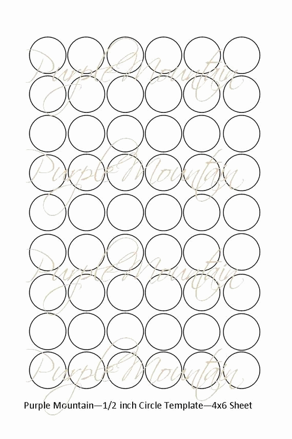 1 Inch Circle Template Unique Unavailable Listing On Etsy