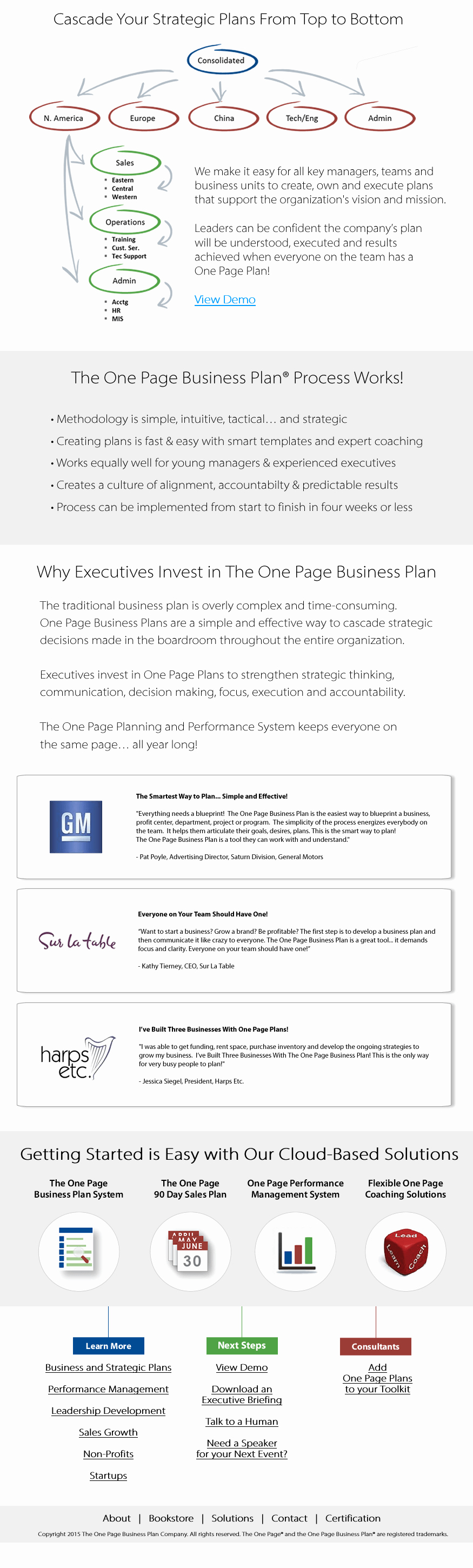 1 Page Business Plan Lovely Business and Strategic Plans