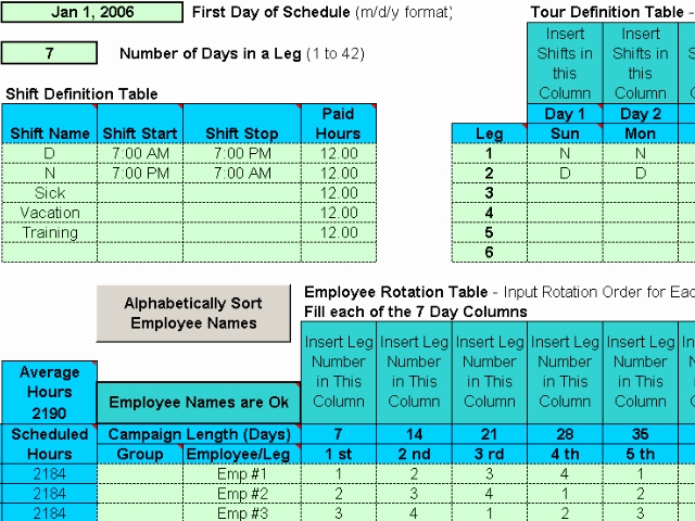 12 Hour Shift Schedule Inspirational Rotating Shift Schedules for Your People