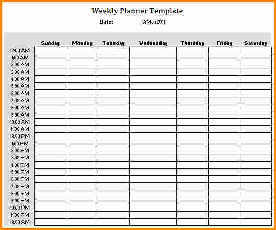 24 Hour Schedule Template Beautiful 26 Of 24 Hour Weekly Schedule Template
