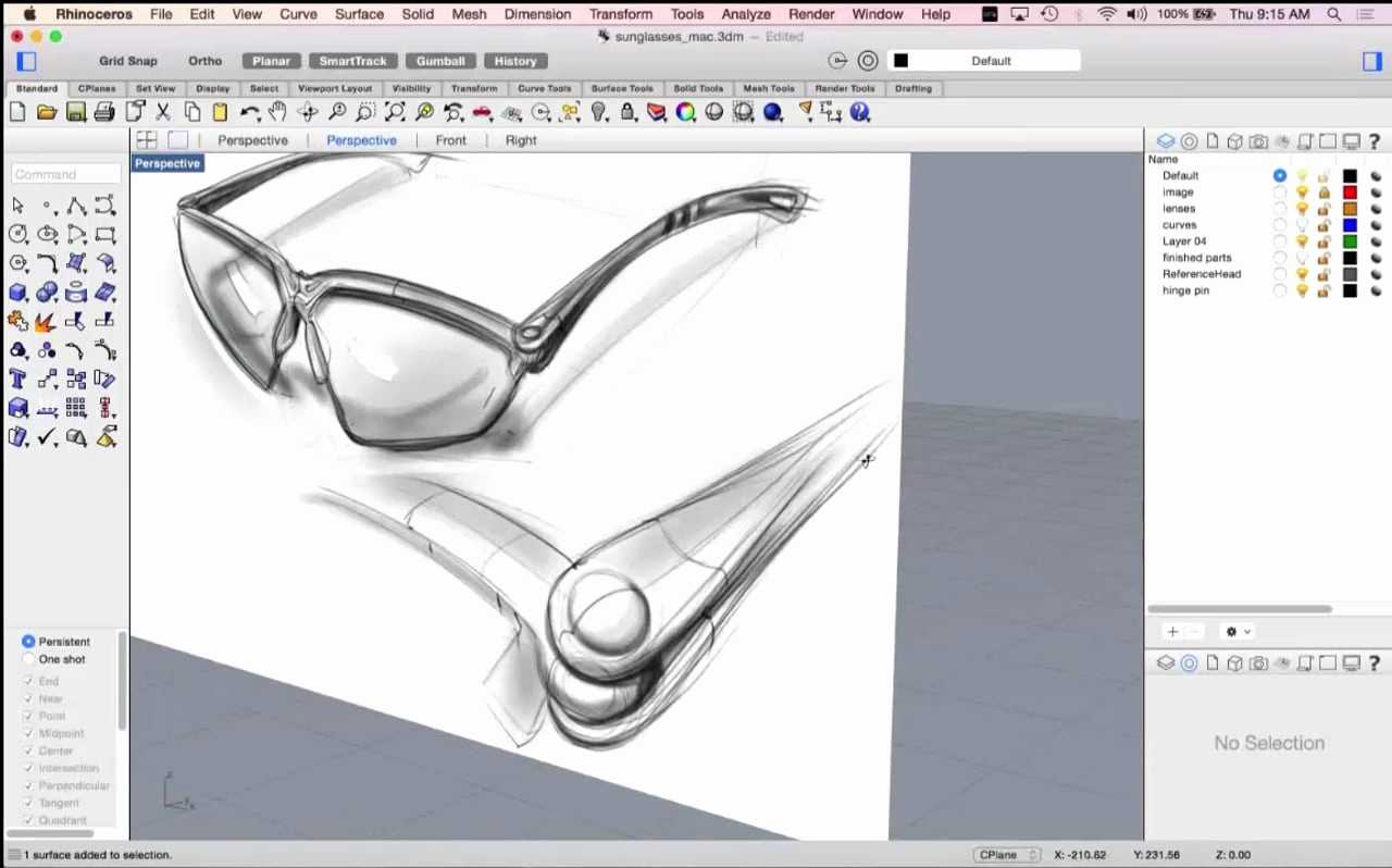 3d Modeling software Mac New Modeling Sunglasses In Rhino for Mac On Vimeo