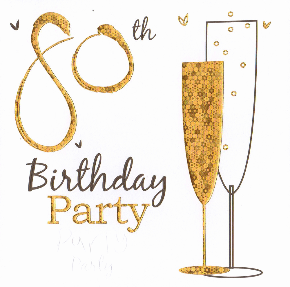 80th Birthday Party Invitations Inspirational 36 X 80th Birthday Invitations 80th Party Invites Cards