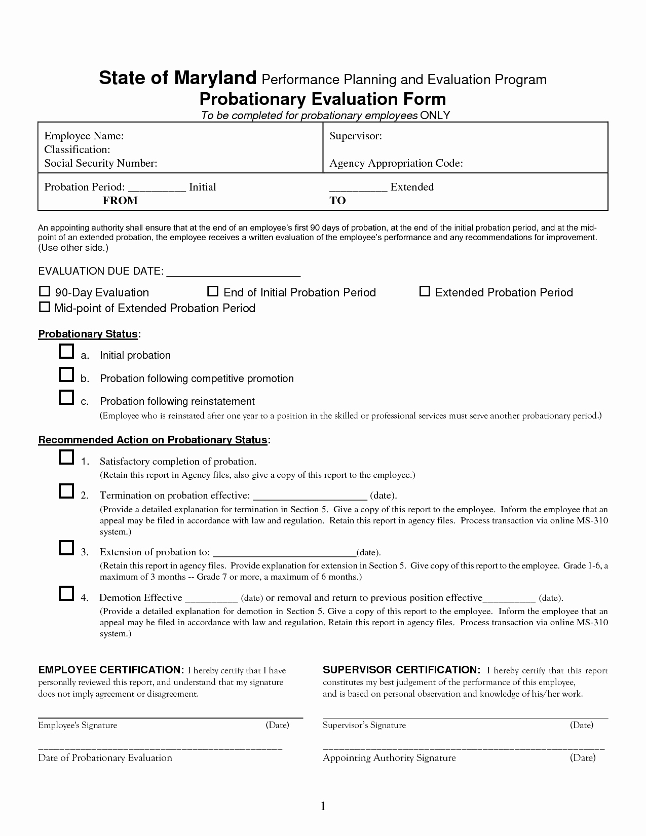 90 Day Review Template Inspirational Best S Of 90 Day Probationary form 90 Day Employee