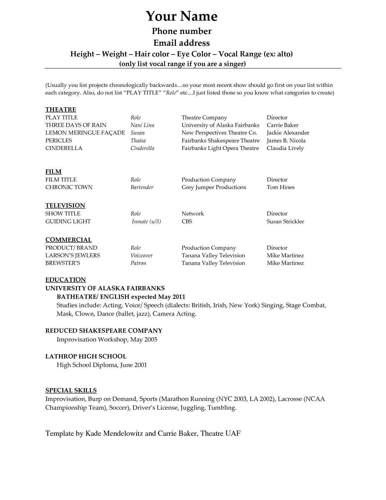 Academic Cv Template Word New Academic Cv Templates Word Find Word Templates