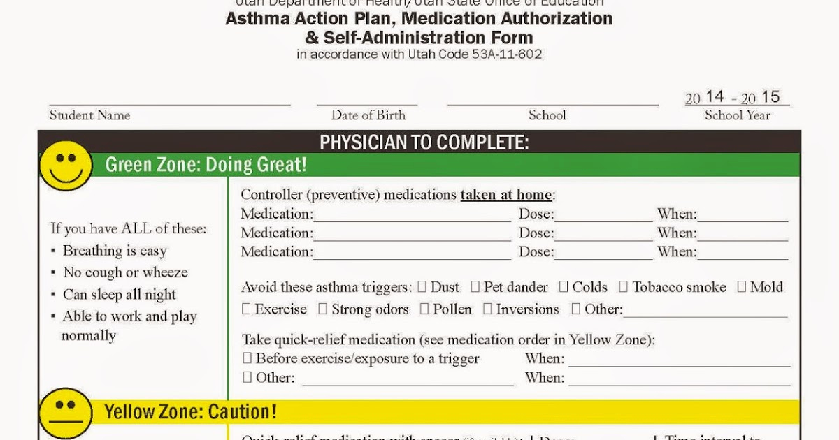 Asthma Action Plan form New My Life as An asthma Mom asthma Action Plans for School