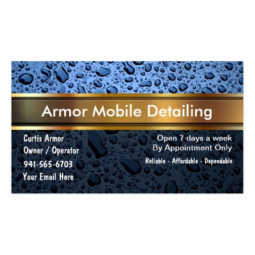 Auto Detailing Business Cards Awesome Auto Detailing Business Cards