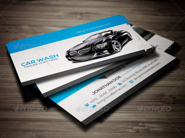 Auto Detailing Business Cards Luxury 20 Best Automotive Business Card Design Templates