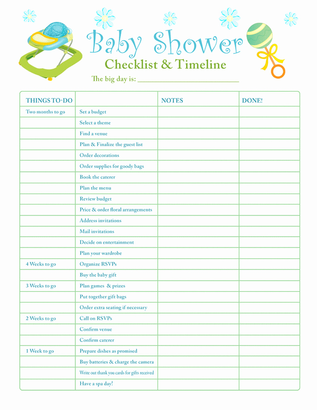Baby Shower Planning Checklist Best Of What Mommy Brain 10 Printable Checklists that Will