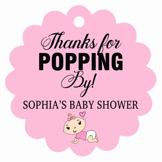 Baby Shower Thank You Tags Inspirational 100 Pcs Baby Shower Favor Thank You Tags Custom Gift