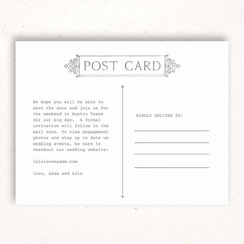 Back Of Postcard Template Beautiful Printable Postcard Template Instant Download Postcard Back