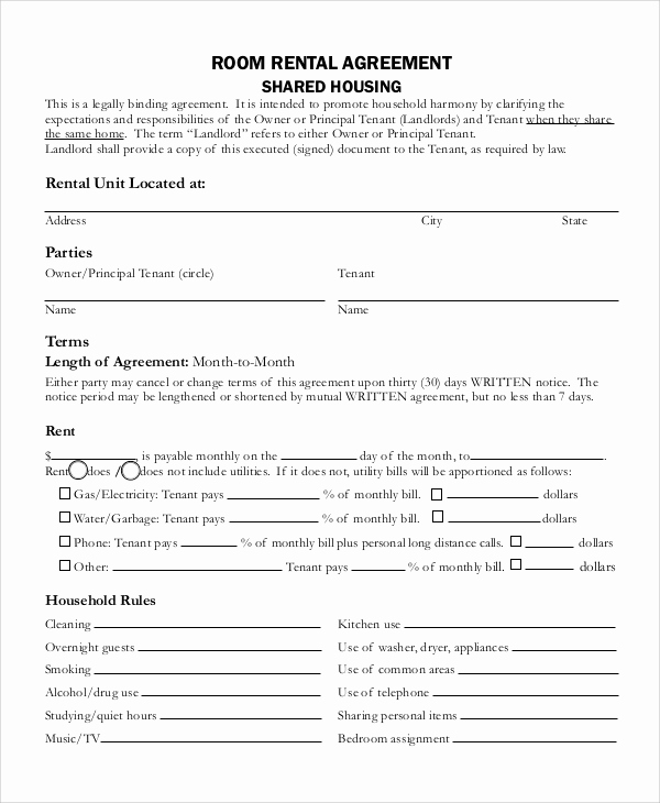 Basic Lease Agreement Template Lovely 17 Simple Rental Agreements