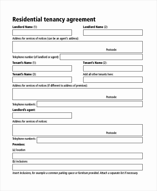 Basic Rental Agreement Pdf Lovely Sample Basic Lease Agreement form 8 Free Documents In Pdf