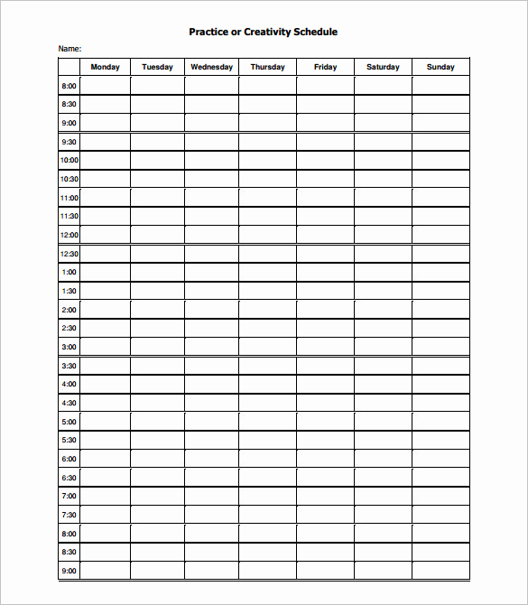 Basketball Practice Plan Template Beautiful 13 Practice Schedule Templates Word Excel Pdf