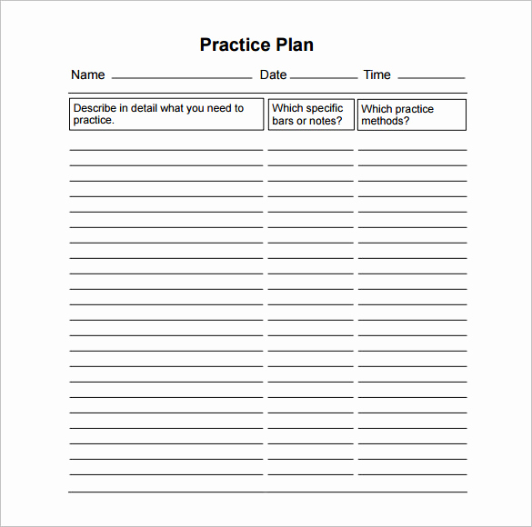 Basketball Practice Plan Template Lovely 13 Practice Schedule Templates Word Excel Pdf