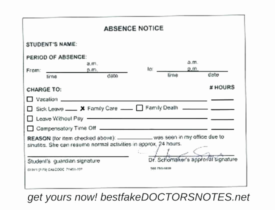 Best Fake Doctors Notes Awesome 14 Fake Doctors Note for Work