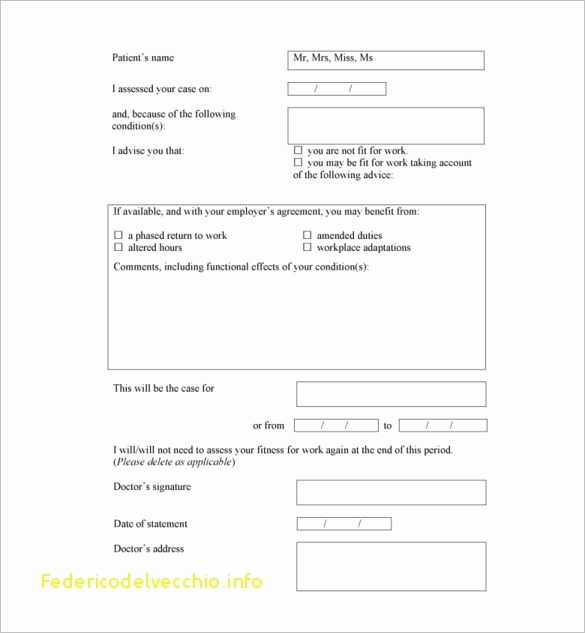 Best Fake Doctors Notes Beautiful Free Fake Doctors Note Template Download – 19 Free Doctor