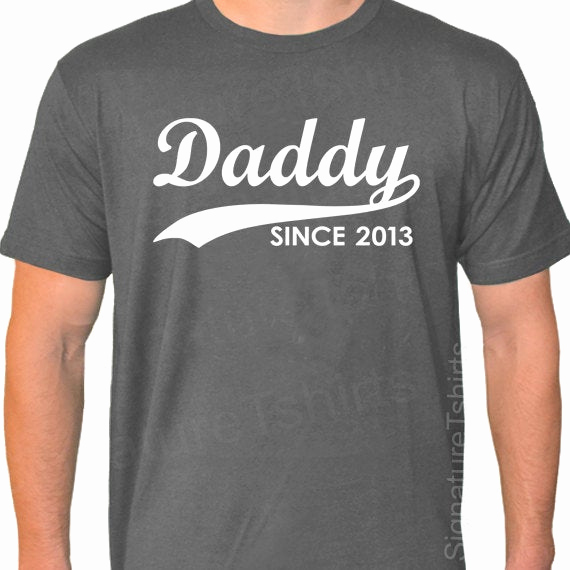 Best Fonts for T Shirts Awesome Items Similar to Daddy since Any Year T Mens T Shirt