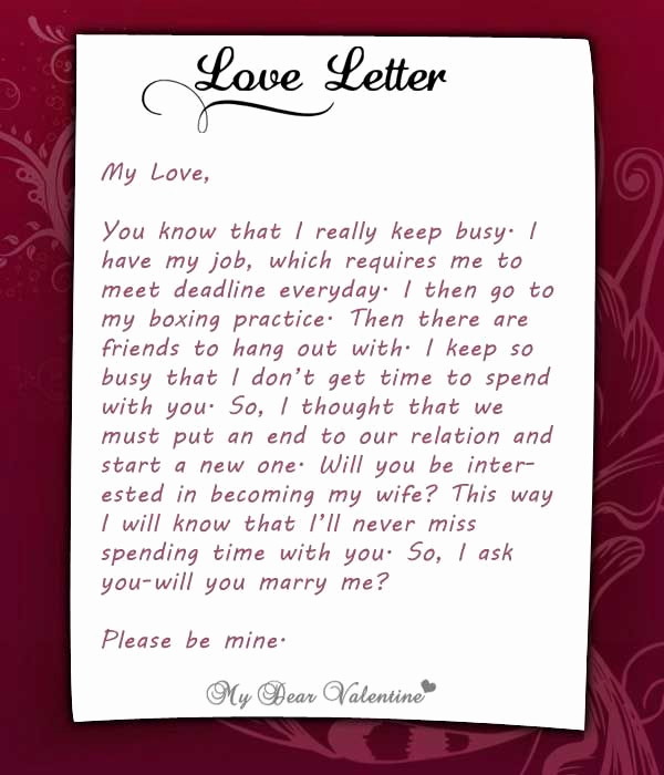 Best Love Letters for Her New Looking Out for Proposing Your Girl Here is A Letter to