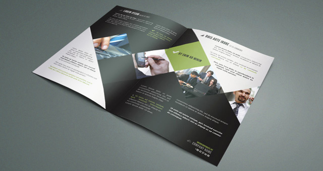 Bi Fold Brochure Template Inspirational Corporate Bi Fold Brochure Template
