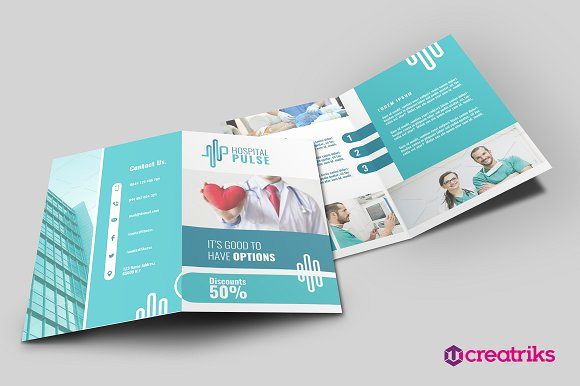 Bi Fold Brochure Template Luxury Hospital Bi Fold Brochure Brochure Templates Creative