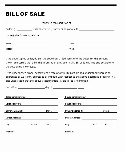 Bill Of Sale for Trailers Awesome Printable Sample Printable Bill Of Sale for Travel Trailer